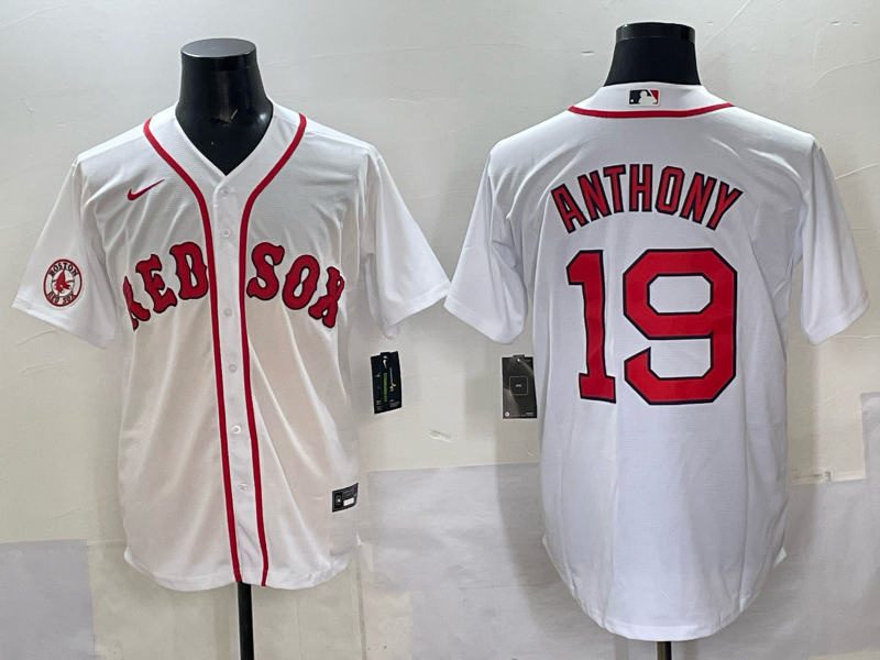 Men 2025 Boston Red Sox #19 Anthony white Nike MLB Jersey style 08